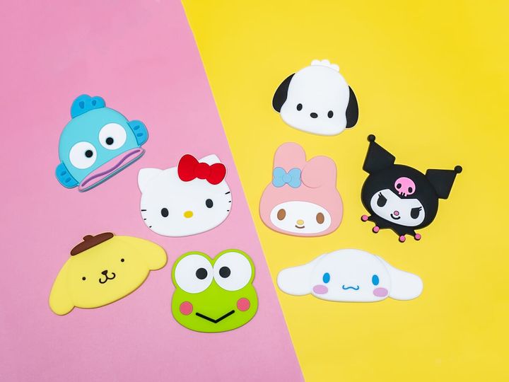 スケーター「サンリオキャラクターズ」ダイカットシリコンミラー