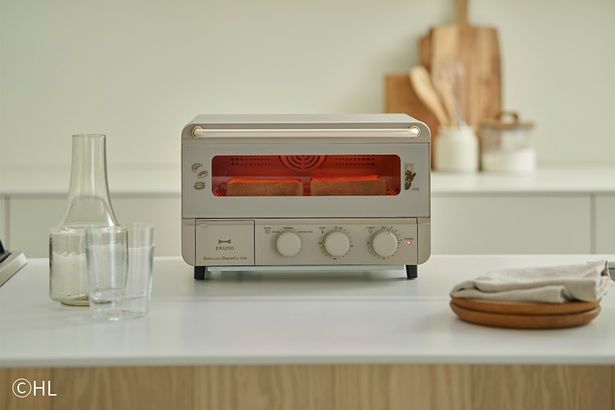 「BRUNO crassy+ スチーム&ベイクトースター(グレージュ)」