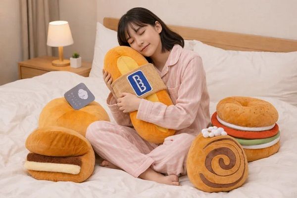 人気ベーカリーの看板パンを抱いて眠る！抱き枕「おやすみベーカリー」数量限定で発売