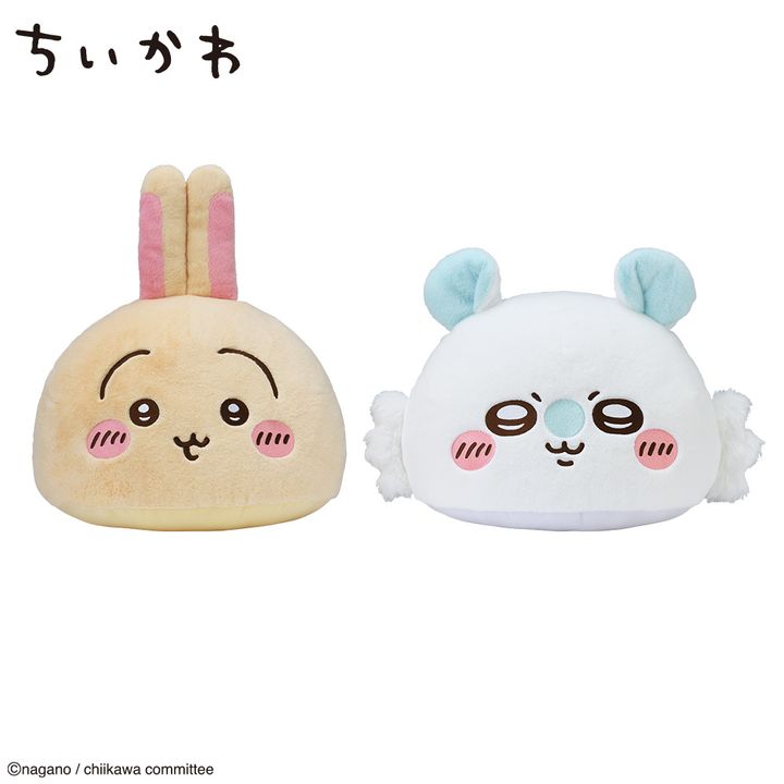 セガプライズ「ちいかわ プレミアムドームクッション“うさぎ&モモンガ”」1