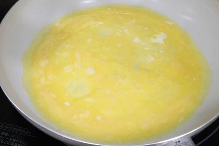 IH対応マーブル風コーティングフライパン26cm 使用例