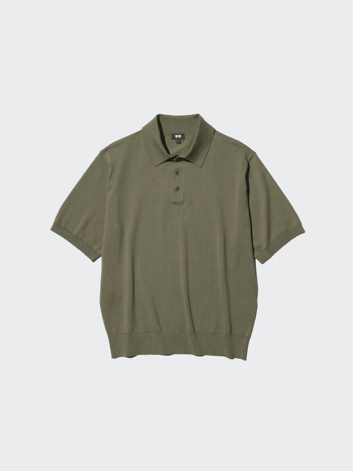 2026ユニクロ大人女性おすすめウォッシャブルニットポロセーター