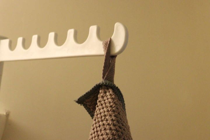 ダイソー シャワーフック用物干しハンガー（ツイン） 使用例 タオル