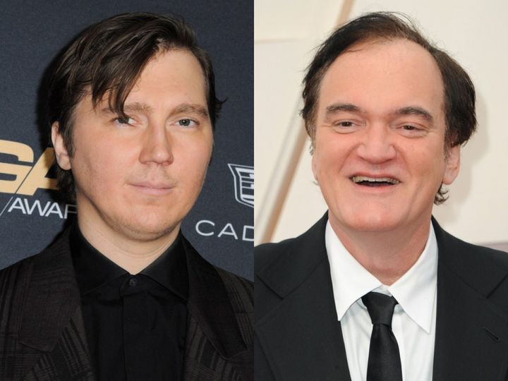 （左から）ポール・ダノ、クエンティン・タランティーノ （C）AFLO width=