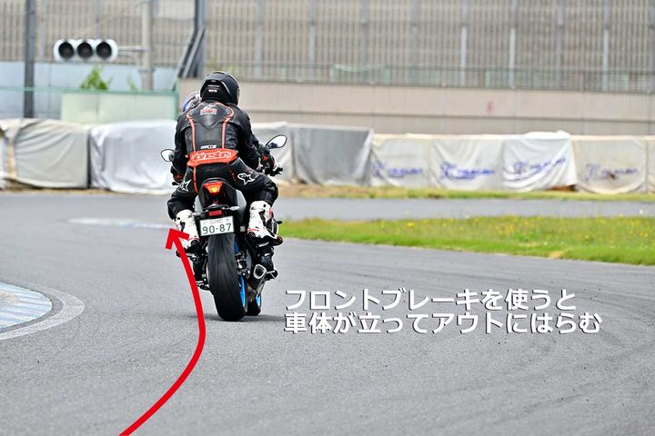 タンデム走行はわかることがたくさん！ 原田さんのリアブレーキ術を編集藤田が体験！
