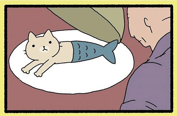 可愛すぎて食べられない！ 不老長寿のために「にんぎょ」をお取り寄せしたら （C）ぱんだにあ／竹書房