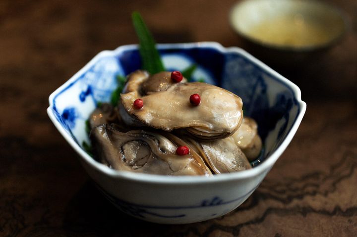 牡蠣のオイル漬け