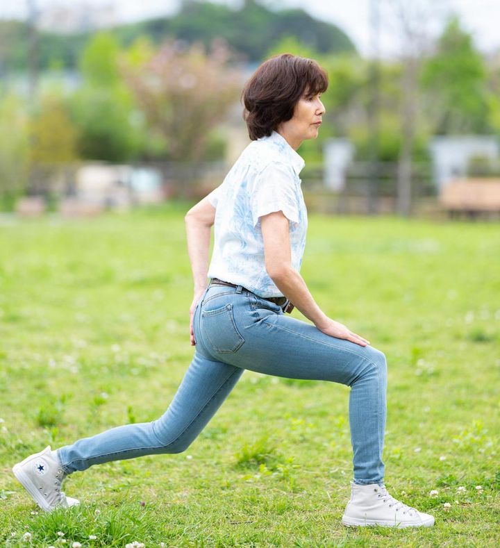 「３」と声をかけながら。