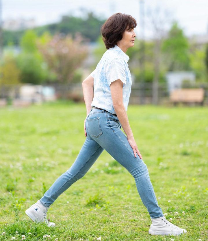 「１」と声をかけながら。