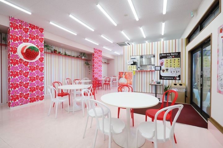 フルーツカフェ 営業時間などはBee my Berry観光農園と同じ