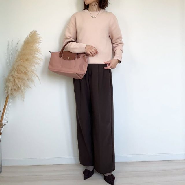 UNIQLO「ウォッシャブルミラノリブクルーネックセーター」