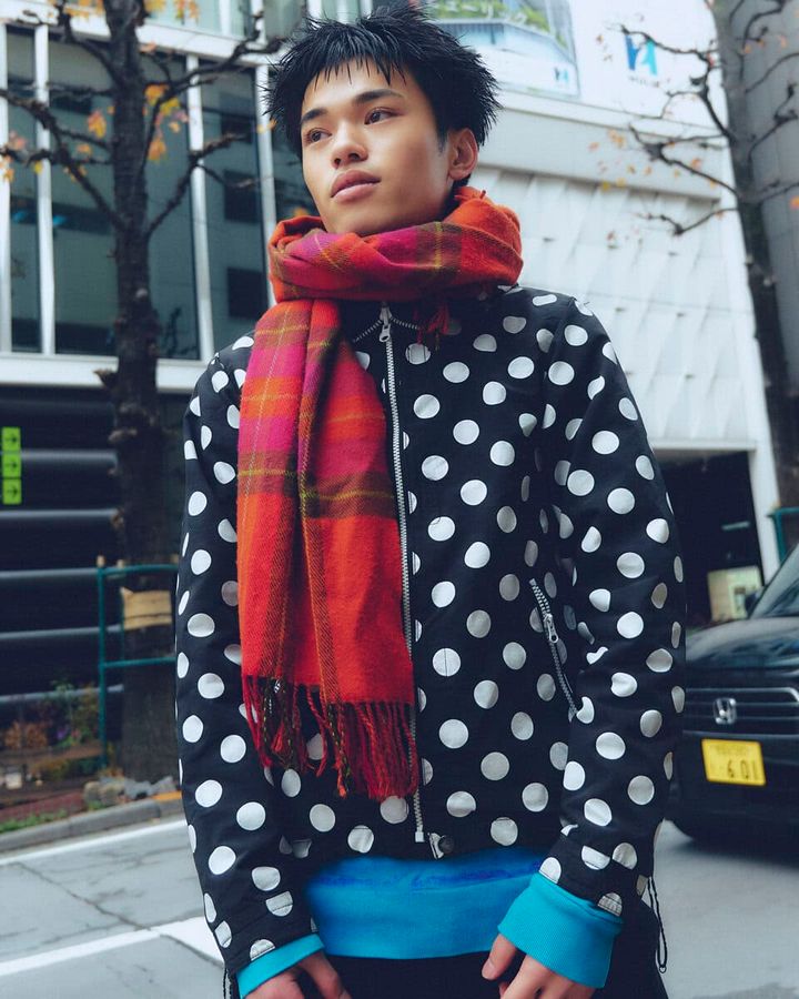 【スナップ】やりすぎない派手さは柄とカラーの掛け算で実現