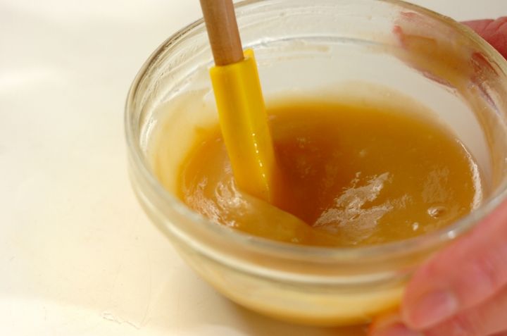 菜の花の酢みそがけの作り方1