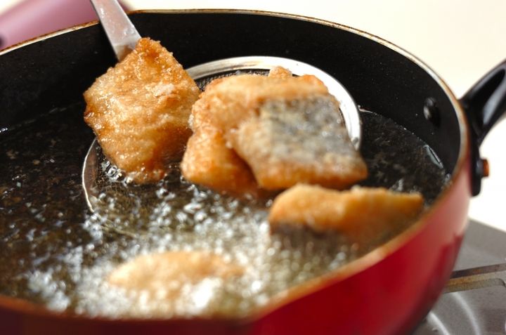 タラの竜田揚げの作り方1