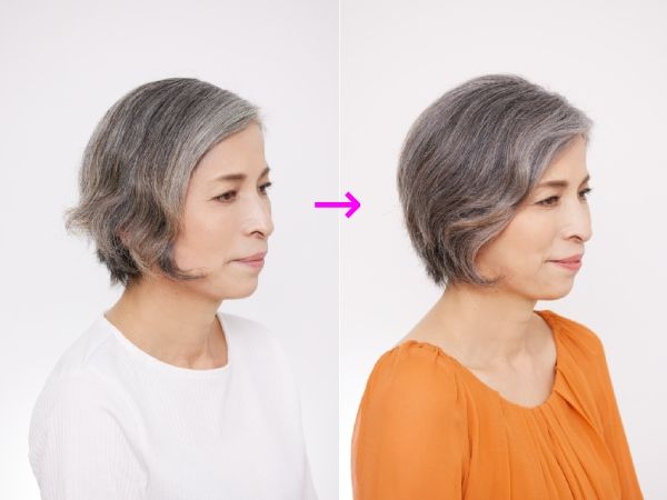 【まだら白髪対策2】白髪用トリートメントでまだら自体を解消する