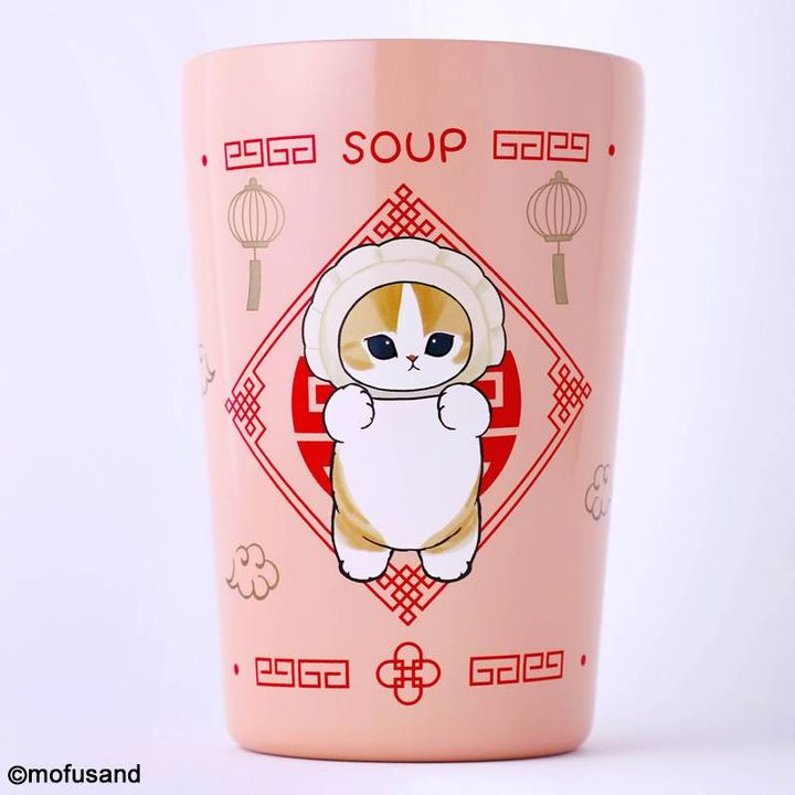 mofusand 真空断熱カフェタンブラーBOOK 食べ物にゃん（点心）ver.