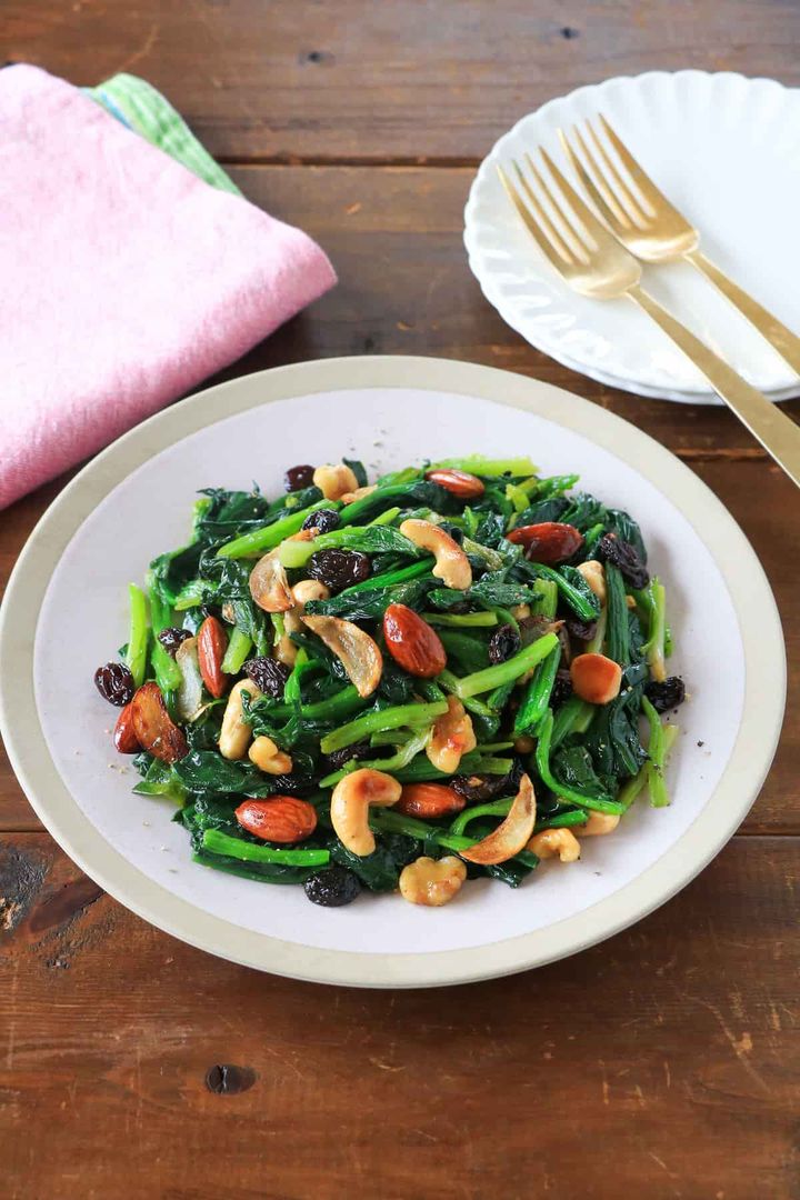 ほうれん草のカタルーニャ風