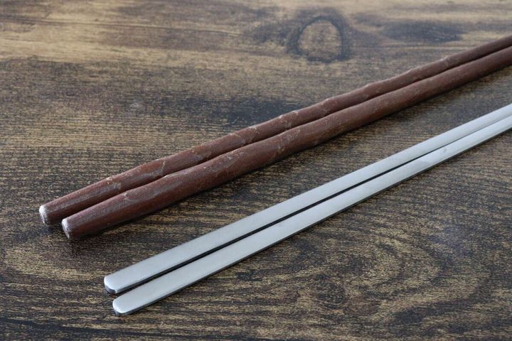 シンプルステンレススプーン＆お箸セット 比較