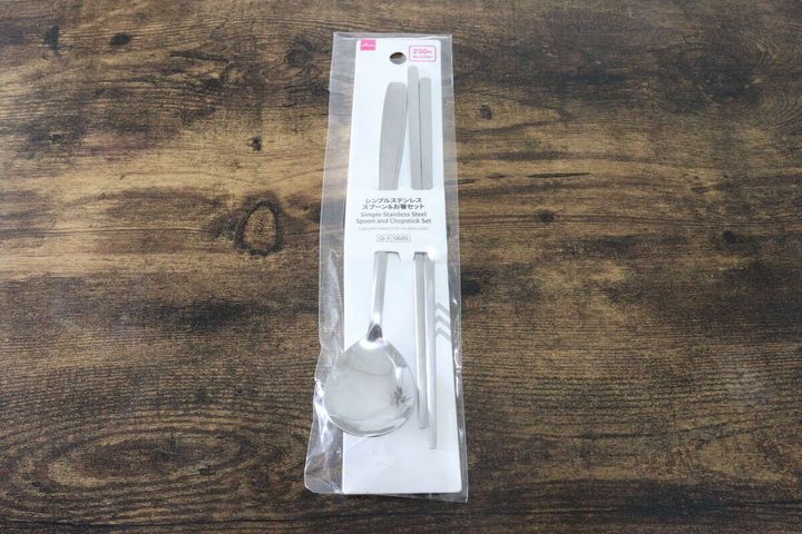 シンプルステンレススプーン＆お箸セット パッケージ