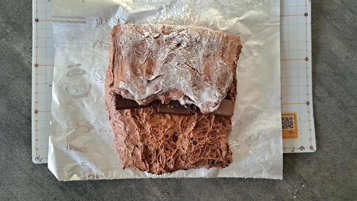 チョコちぎり三つ折り