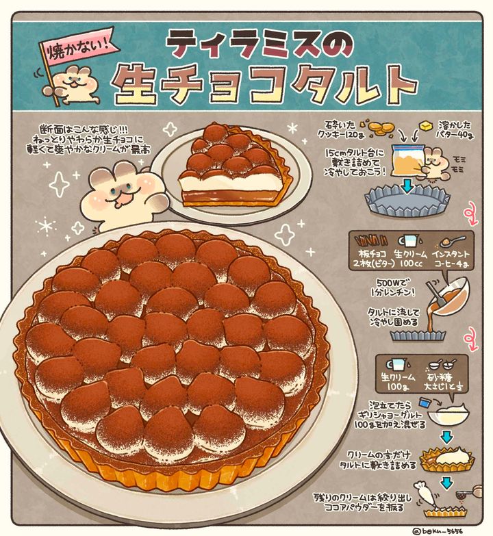 「ティラミス生チョコタルト」