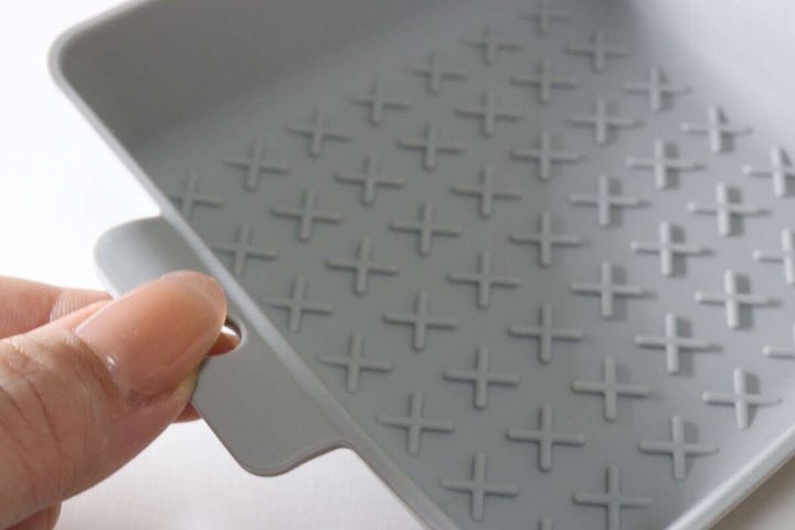 シリコーンオーブントレー 持ち手