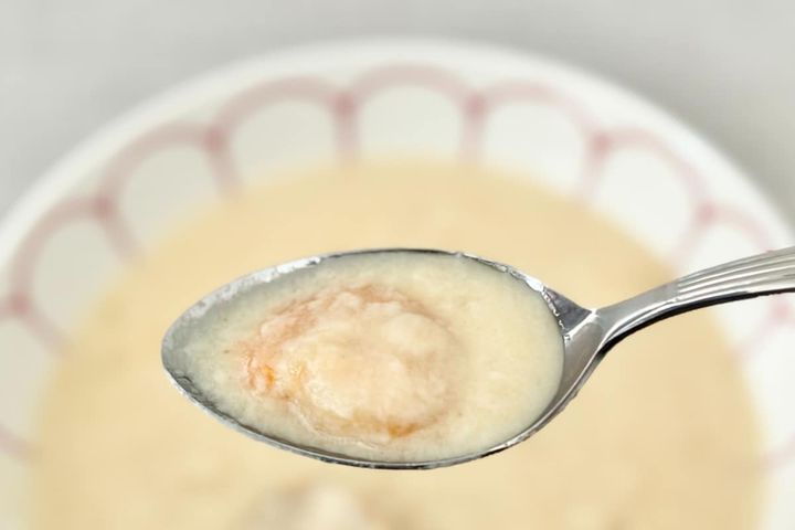 大きめサイズのホタテとエビ、みっけ！【ファミマ】のあったかシチュー