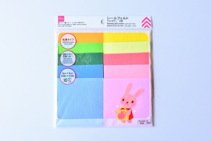 100均のフェルトを比較してみた！【セリア・キャンドゥ・ダイソー】