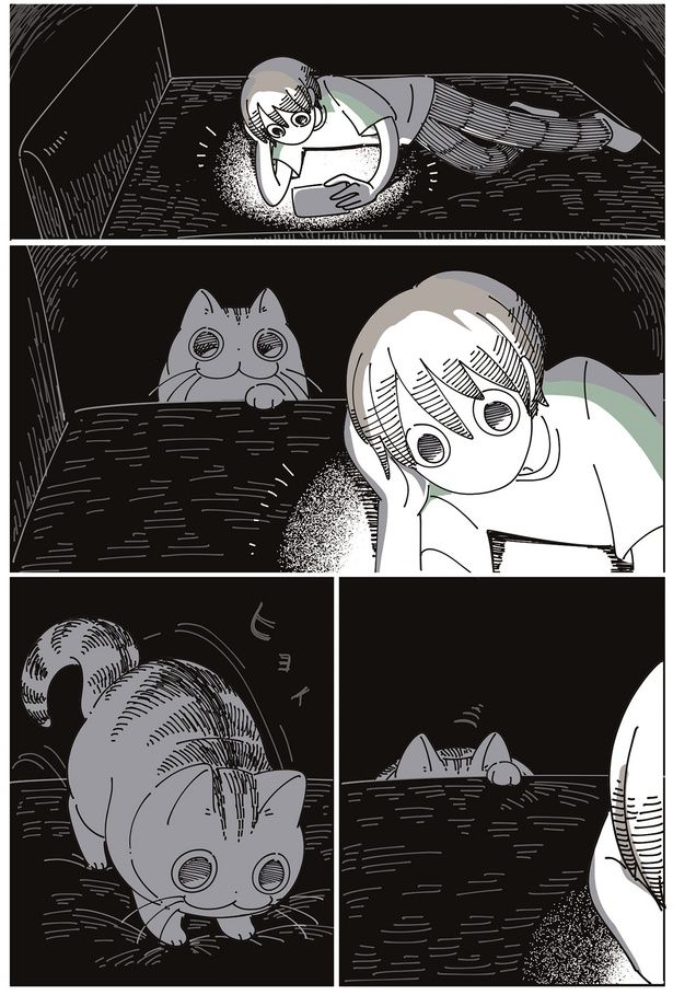 スマホを見ていると （C）キュルZ／KADOKAWA