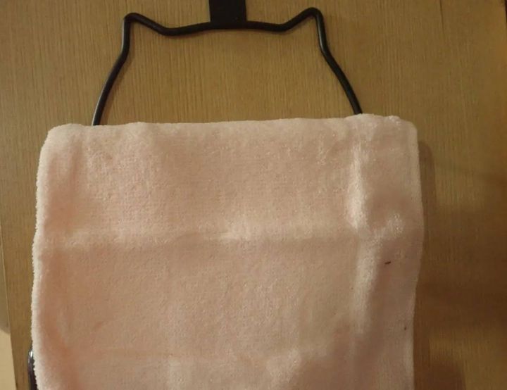 DAISO(ダイソー)：タオルハンガー(MEOW、扉用)