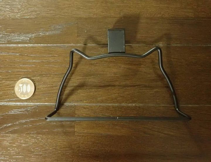 DAISO(ダイソー)：タオルハンガー(MEOW、扉用)