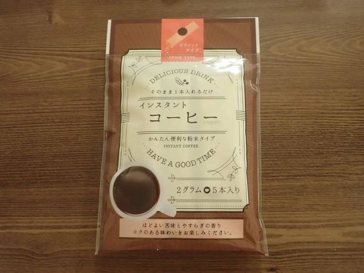 DAISO(ダイソー)：カネ松製茶 インスタントコーヒー 5本入