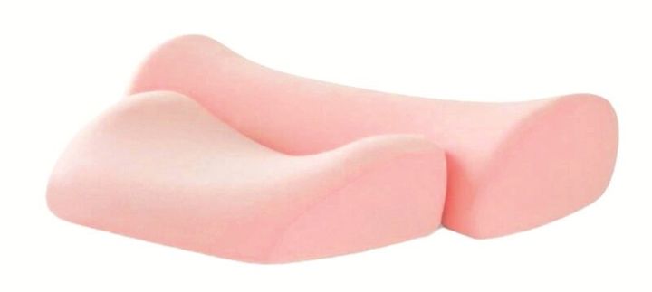 カルクス 首と肩がホッとする枕ベーシック ライトピンク コットンタイプ 1万5800円（サバキュー）