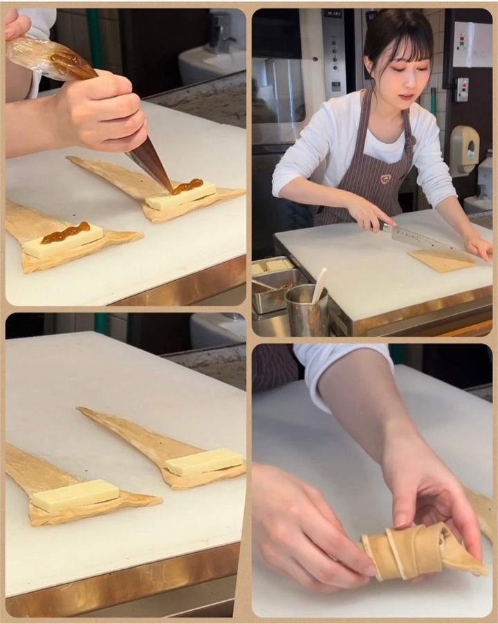 テストキッチンでは普段は見られない成形や焼き上げの様子も拝見できます。