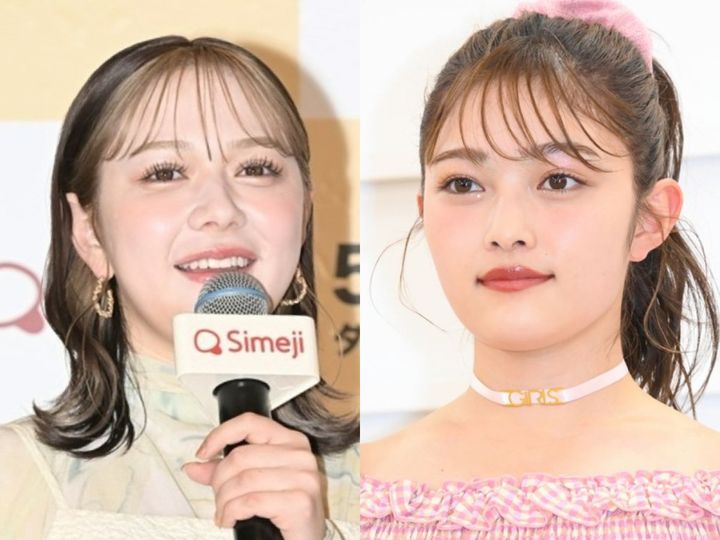 （左から）村重杏奈、井上咲楽 クランクイン！ width=