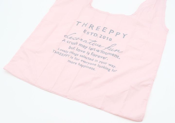 スリーピーチャーム付エコバッグデザイン