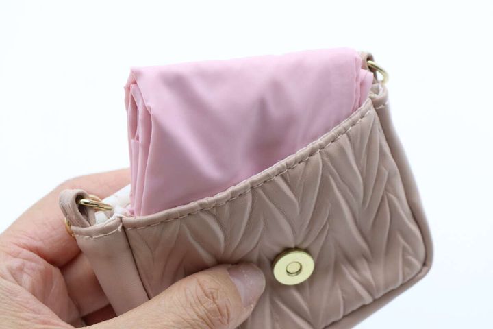 スリーピーチャーム付エコバッグ収納