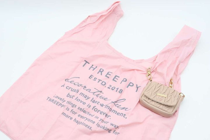 スリーピーチャーム付エコバッグ550円