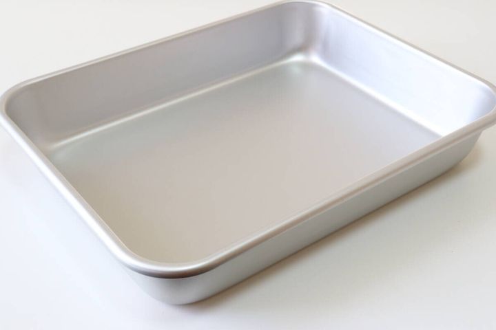 ダイソー アルミトレー（26cm×20cm）