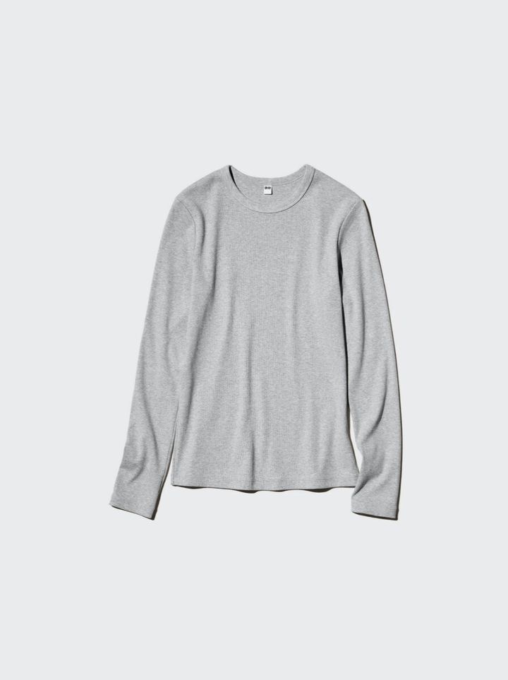 2026ユニクロ女性おすすめソフトリブクルーネックT