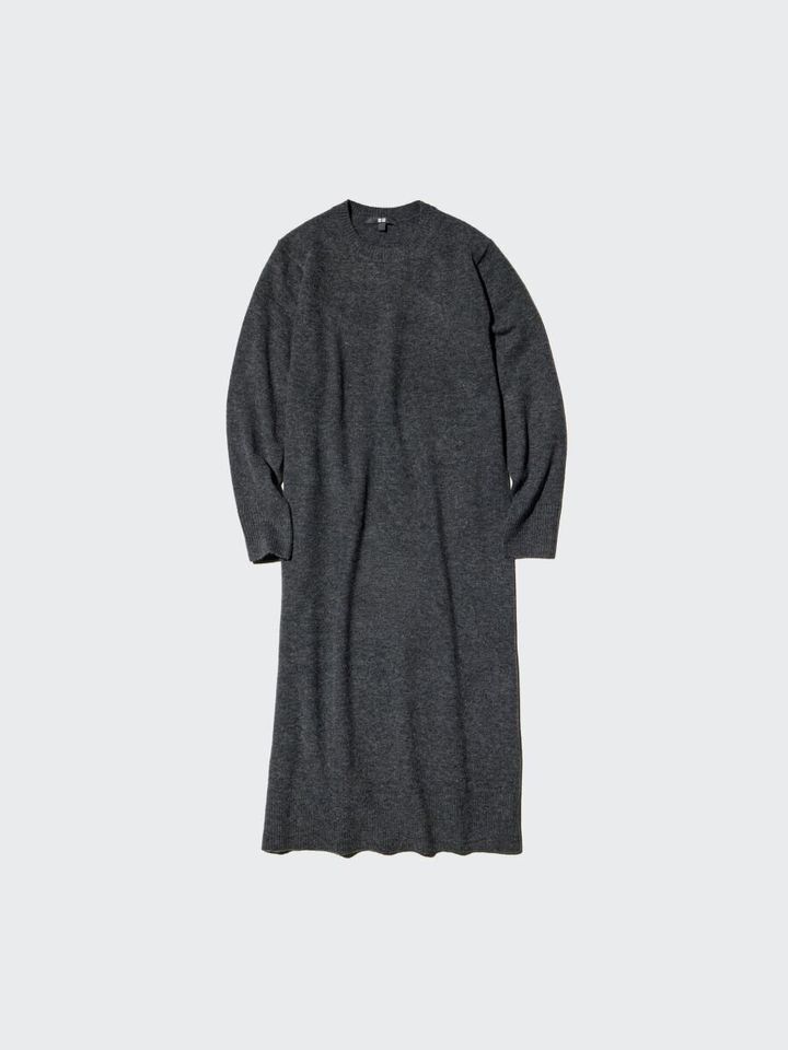 2026ユニクロ女性おすすめスフレヤーンワンピース