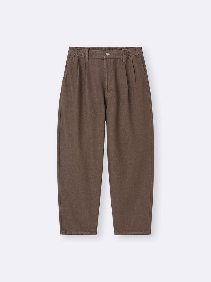 GUのデニムキャロットパンツ