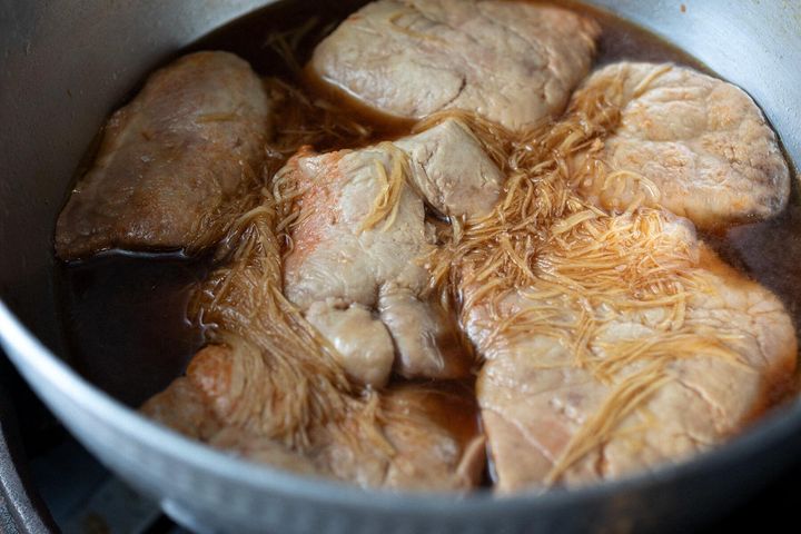 冷まして味を含ませる