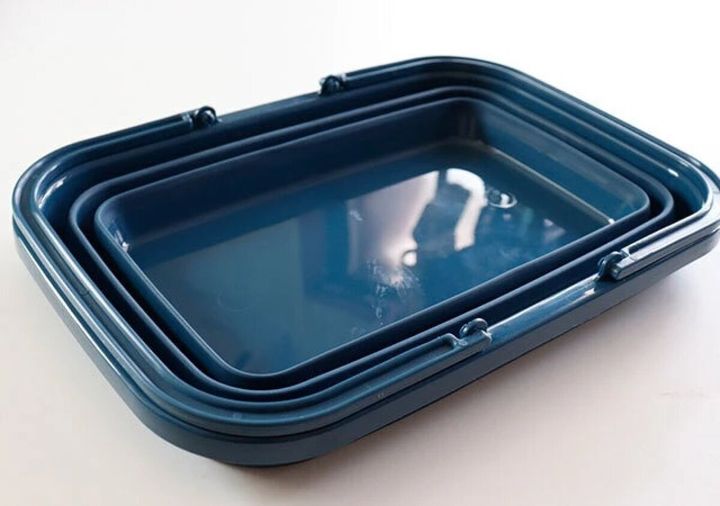 ダイソー 折りたたみソフトバスケット 折りたたみ