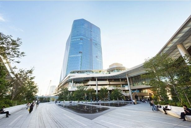 現在の高輪ゲートウェイ駅前