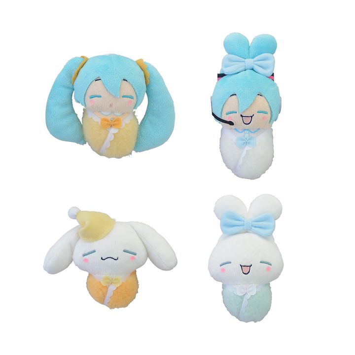 初音ミク×シナモロール マスコット おねんねVer.