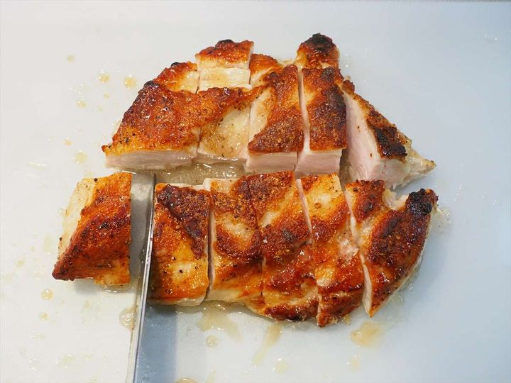 鶏むね肉で揚げない油淋鶏｜フライパン一つで簡単＆美味しい