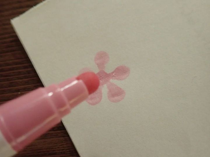 DAISO(ダイソー)：ZIG クリーンカラードット シングル セリース ペールローズ