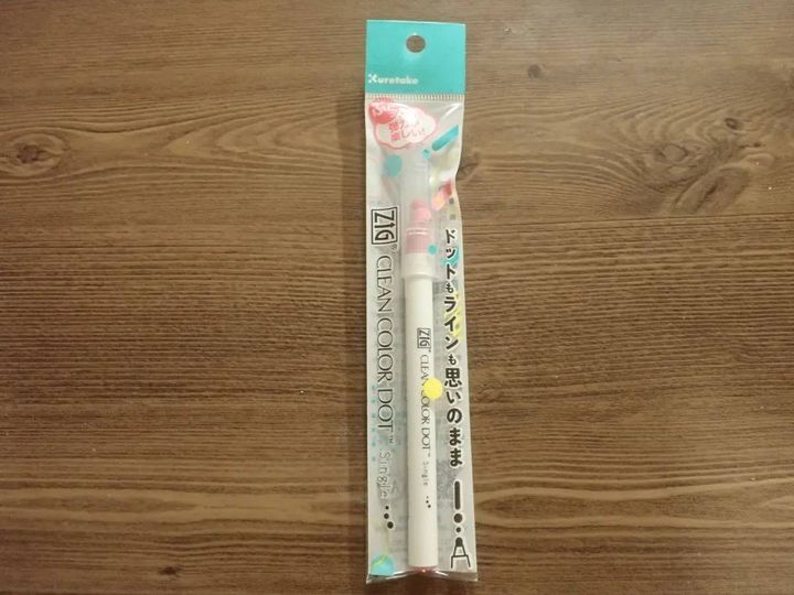 DAISO(ダイソー)：ZIG クリーンカラードット シングル セリース ペールローズ