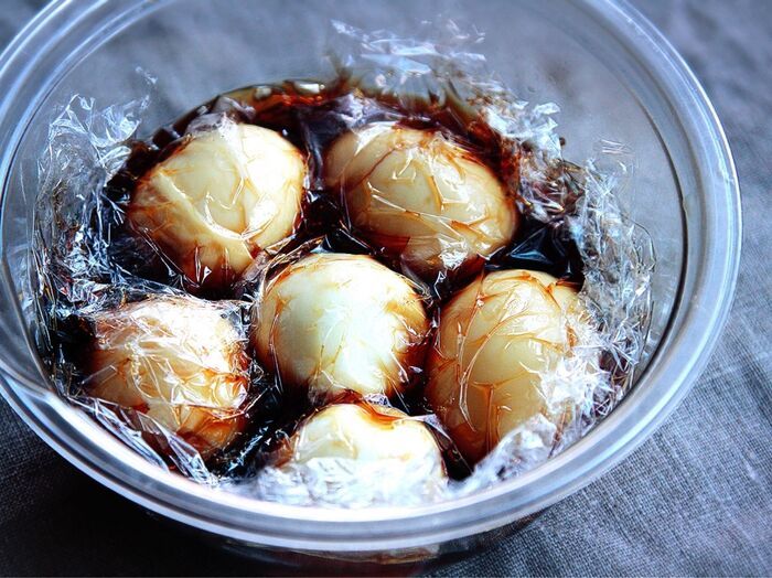 おうちで絶品！「煮卵」の作り方。とろ～りとろけて、ごはんがどんどん進みますよ♪